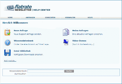 Das Help Center im Internet Das Help Center im Internet